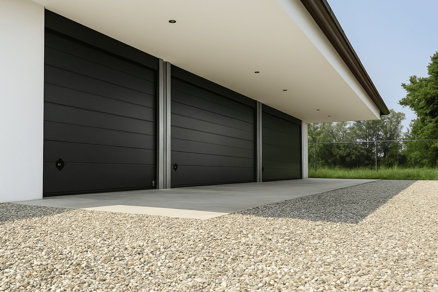 Model S - Porta sezionale per garage Roma Sud