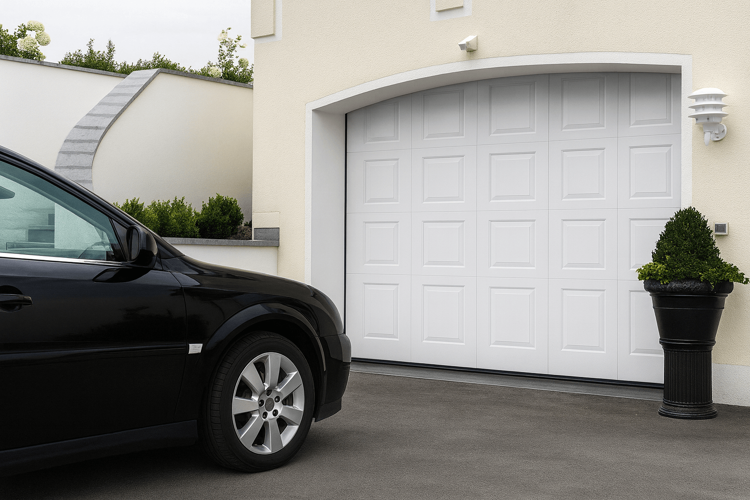 Model P - Porta garage laterale Roma Sud